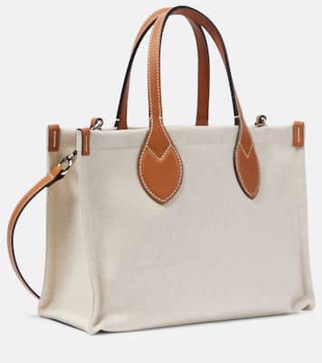 Borsa Mini in canvas con pelle | Gucci