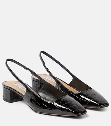 Slingback-Pumps Ginza 35 aus Lackleder | Aquazzura