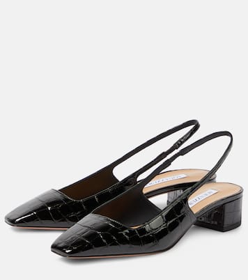 Slingback-Pumps Ginza 35 aus Lackleder | Aquazzura