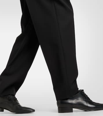 Corby high-rise wool twill straight pants | The Row
