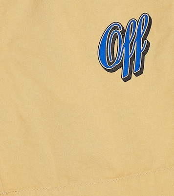 Shorts Baseball Logo de algodón con logo | Off-White Kids