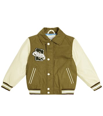 Chaqueta varsity de algodón con logo | Scotch & Soda Kids