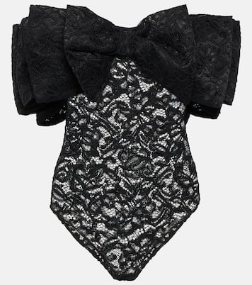 Bow-detail lace bodysuit | Rotate