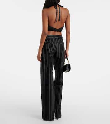 Pantalon ample rayé en laine vierge | Dolce&Gabbana
