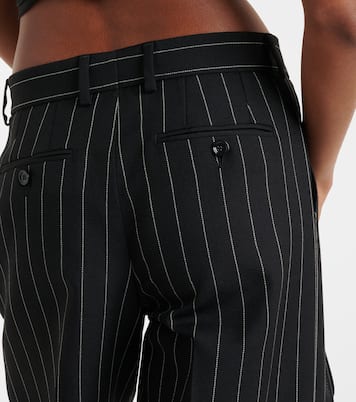 Pantalon ample rayé en laine vierge | Dolce&Gabbana