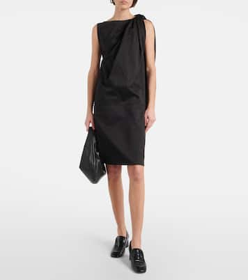 Minikleid aus Baumwolle und Leinen | Toteme