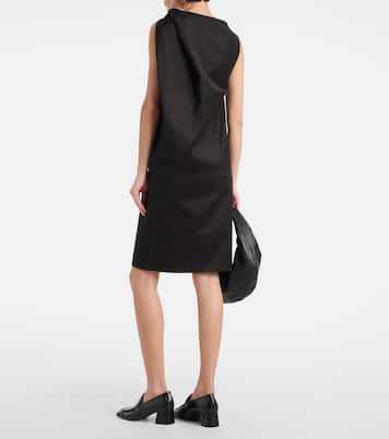 Minikleid aus Baumwolle und Leinen | Toteme