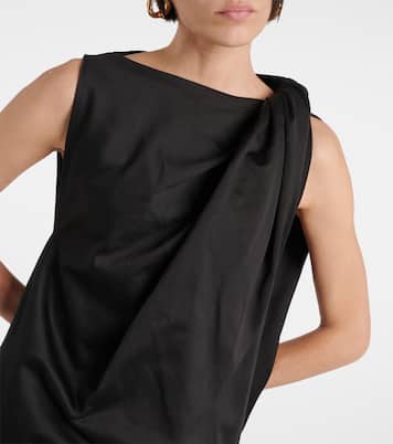 Minikleid aus Baumwolle und Leinen | Toteme