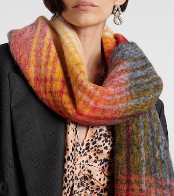 Firny checked wool-blend scarf | Isabel Marant