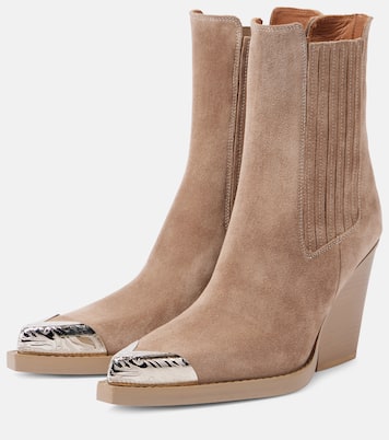 Stivaletti Dallas 100 in suede | Paris Texas