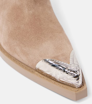 Stivaletti Dallas 100 in suede | Paris Texas