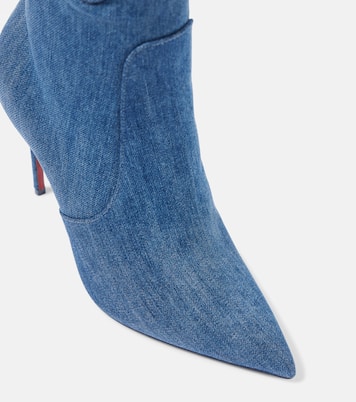 Kate Botta Alta 100 denim over-the-knee boots | Christian Louboutin