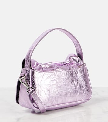 Schultertasche aus Metallic-Leder | Acne Studios