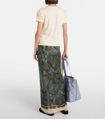 Camiseta de jersey de algodón con logo | Acne Studios
