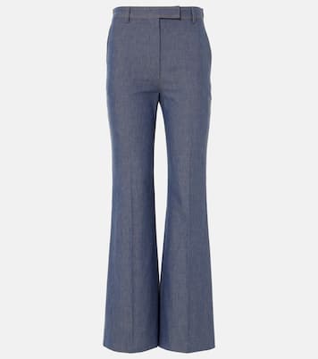 Schlaghose Nash aus Chambray | Loro Piana