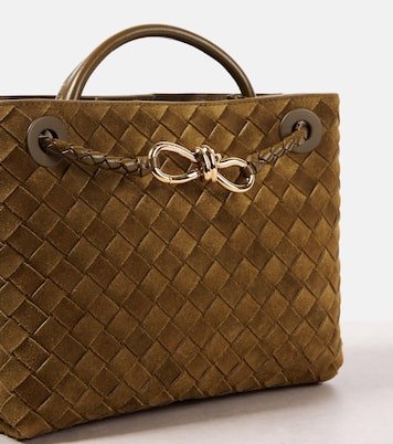 Sac Andiamo Intrecciato Small en daim | Bottega Veneta