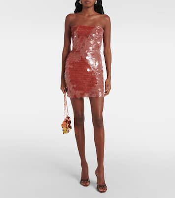 Sequined corset dress | Nensi Dojaka