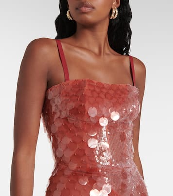Sequined corset dress | Nensi Dojaka