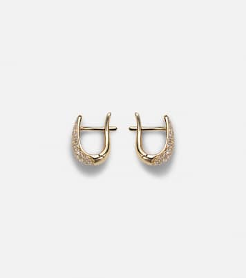 Boucles d'oreilles Claw en or 18 ct et diamants | Anita Ko
