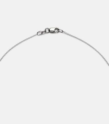 Collana Nut Pendant in oro bianco 18kt con diamanti | Ileana Makri