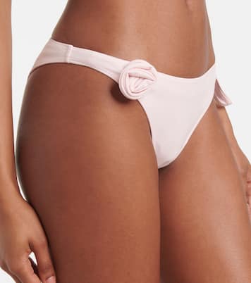 Slip bikini con applicazione floreale | Coperni