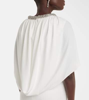 Brida - Abito lungo con mantella | Roland Mouret