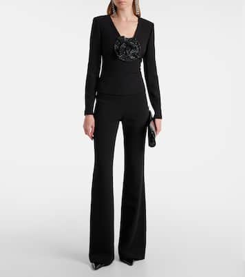 Pantaloni flared in cady | Roland Mouret