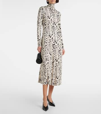 Robe midi White Label Marion imprimée | Proenza Schouler