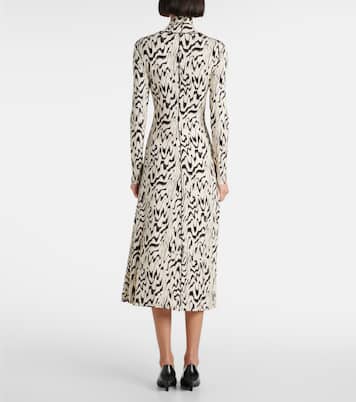 Robe midi White Label Marion imprimée | Proenza Schouler