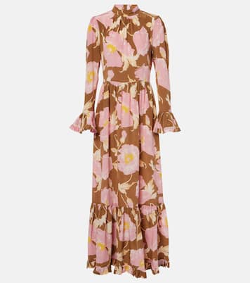 Maxikleid Visconti aus Crêpe de Chine aus Seide | La DoubleJ