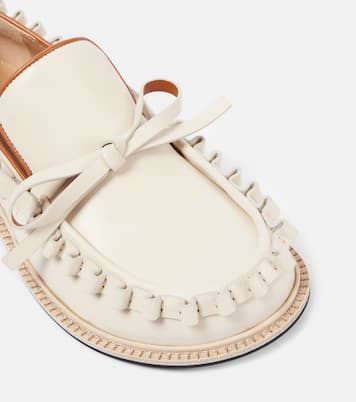 Mocassini in pelle con balze | JW Anderson