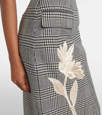 Abito midi in lana vergine | Erdem