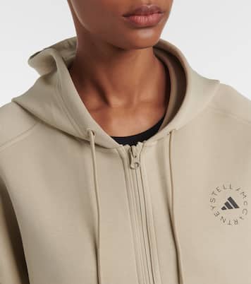Sudadera cropped de mezcla de algodón | Adidas by Stella McCartney