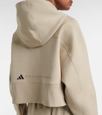 Sudadera cropped de mezcla de algodón | Adidas by Stella McCartney