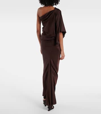 Hollywood charmeuse asymmetric top | Rick Owens