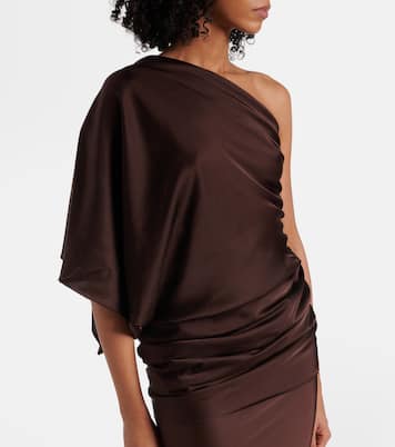 Hollywood charmeuse asymmetric top | Rick Owens