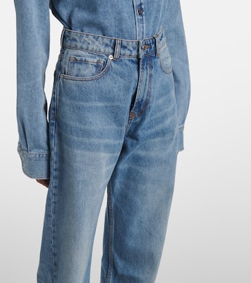 Jeans anchos de tiro alto | Ami Paris
