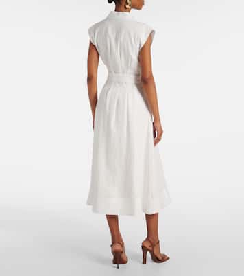 Midikleid Loreta aus Leinen | Veronica Beard