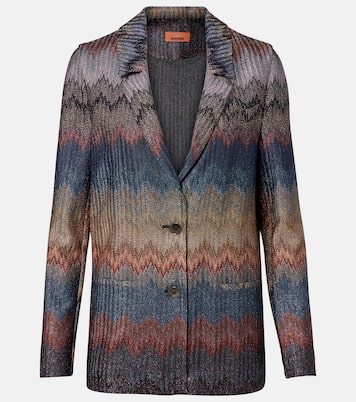 Zigzag lamé blazer | Missoni