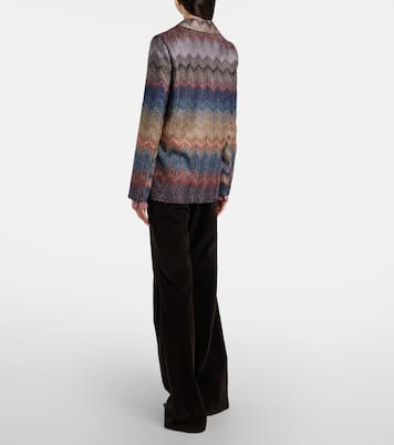 Zigzag lamé blazer | Missoni