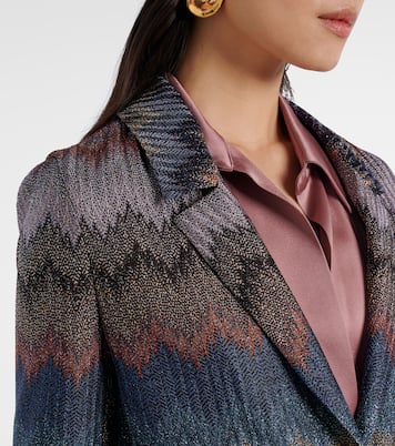 Zigzag lamé blazer | Missoni