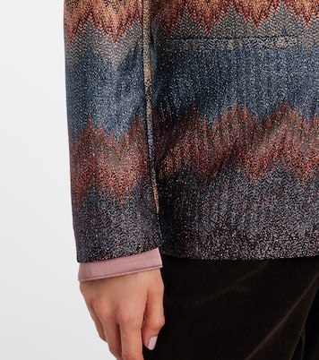 Zigzag lamé blazer | Missoni