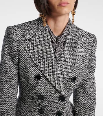 Double-breasted wool-blend jacket | Dolce&Gabbana