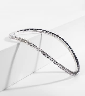 Pulsera Stretchy de oro blanco de 18 ct con diamantes | Bucherer Fine Jewellery