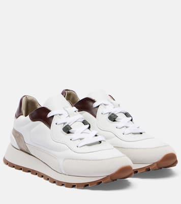 Sneakers in pelle | Brunello Cucinelli