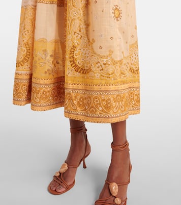 Abito corsetto Lucky in cotone arricciato | Zimmermann