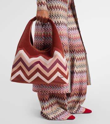Zigzag 라지 레더 토트 백 | Missoni