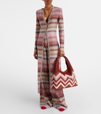 Zigzag 라지 레더 토트 백 | Missoni