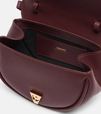 Virtus Small leather shoulder bag | Versace