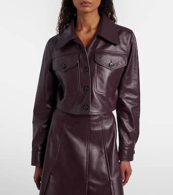 Nics cropped leather jacket | Emilia Wickstead